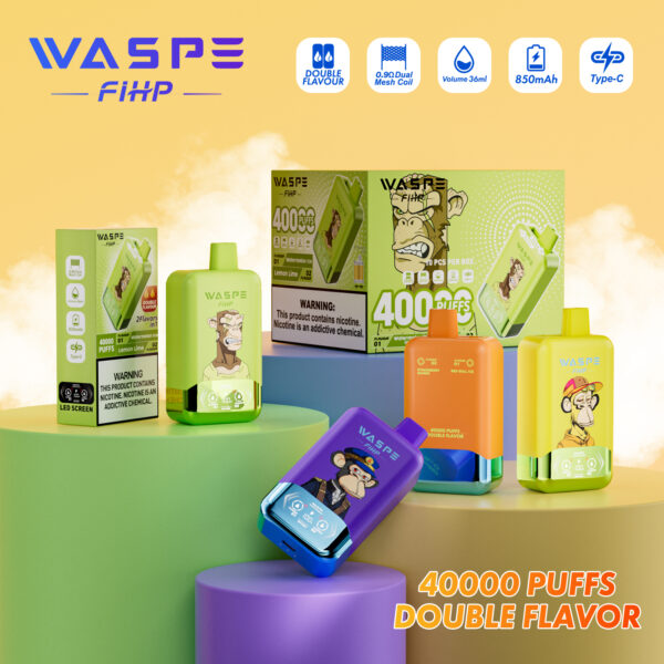 WASPE 40000 Puffs Double Flavor Disposable Vape 36ml e-liquid
