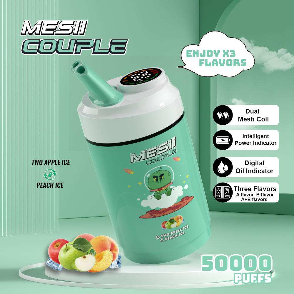 Mesii Couple 50K Puffs 3-in-1 Flavors Disposable Vape 40ml