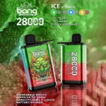 28K パフ 調整可能な氷の使い捨ての蒸気蒸気 30ml 0-5% ニコチン タイプ C 再充電