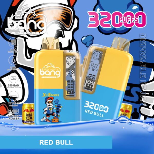 Bang 32000 Puffs Einweg Vape 32ml 0-5% Nikotin Smart Screen Display