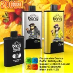バングチェンジカートリッジ 20K パフ使い捨て Vape 20ml 0-5% ニコチン