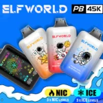 Elfworld Pb 45000 Puffs Adjustable Nicotine and Ice Disposable Vape