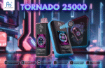 Fumot Tornado 25000 パフ 使い捨て Vape 20ml 2-5% ニコチン Type-C 充電式