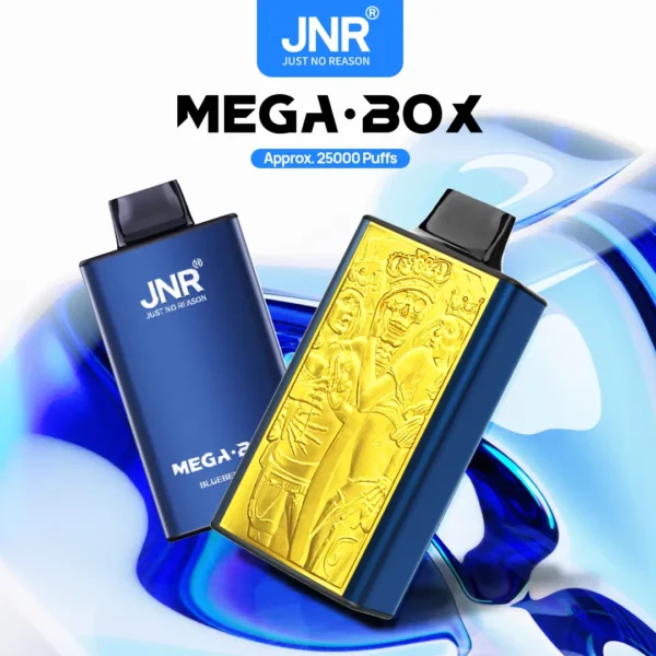 JNR Mega Box 25000 Puffs Disposable Vape 30ml 2-5% Nicotine Type-C Rechargeable