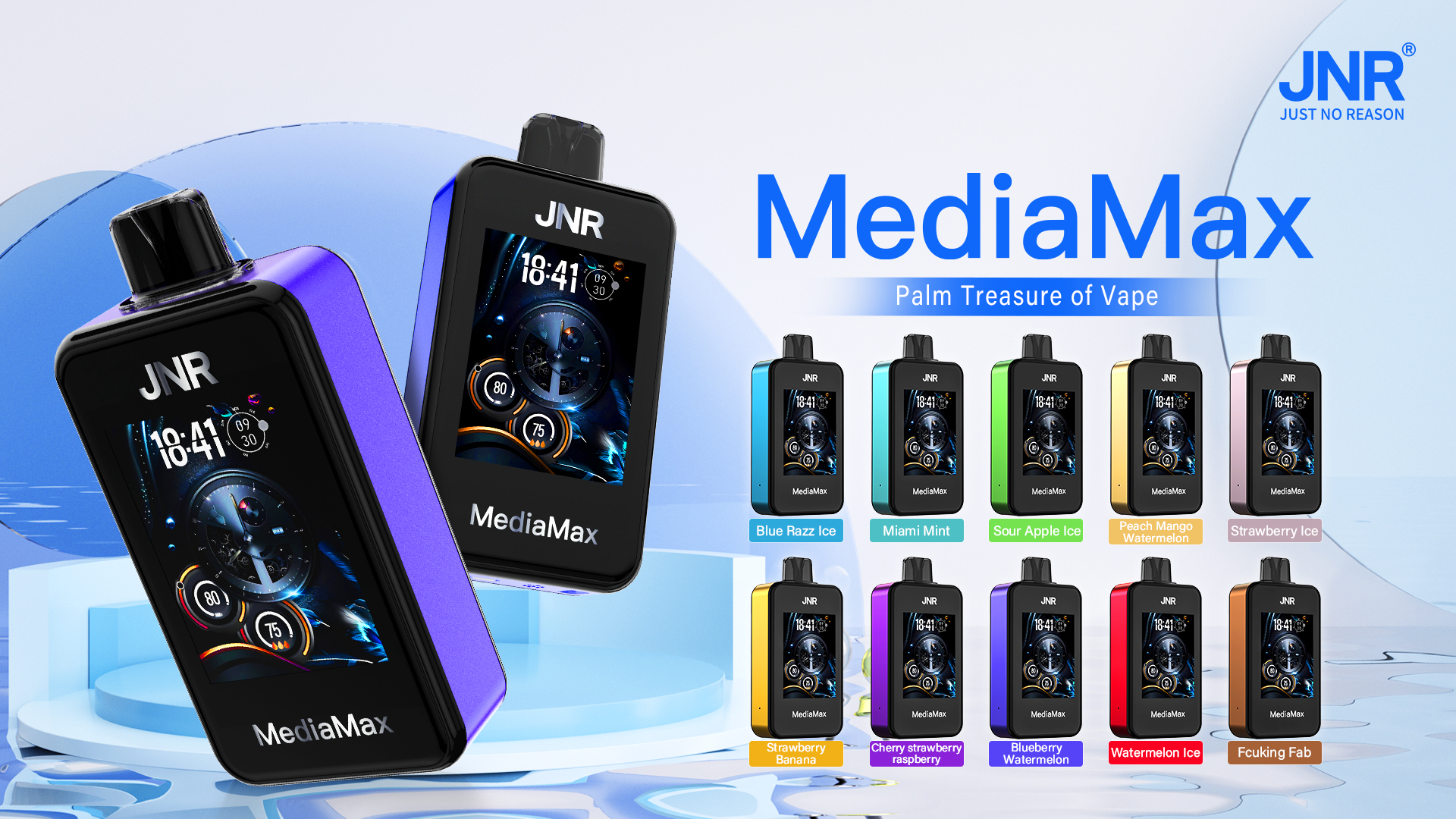 JNR MediaMax 40000 Puffs Disposable Vape Flavors