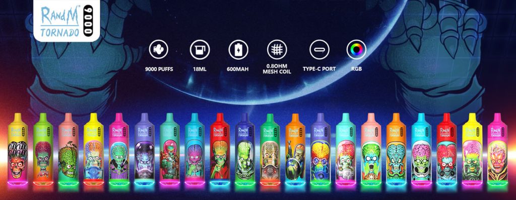 RandM Tornado 9000 Puffs Disposable Vape