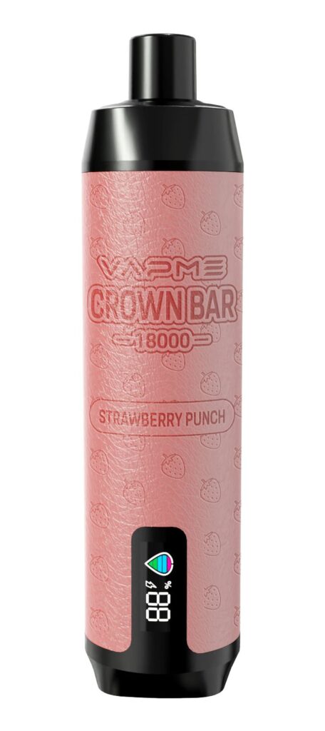 VAPME Crown Bar 18000 Puffs Pro Max Disposable Vape 25ml 0-5% Nicotine Type-C Recharge - 画像 (2)