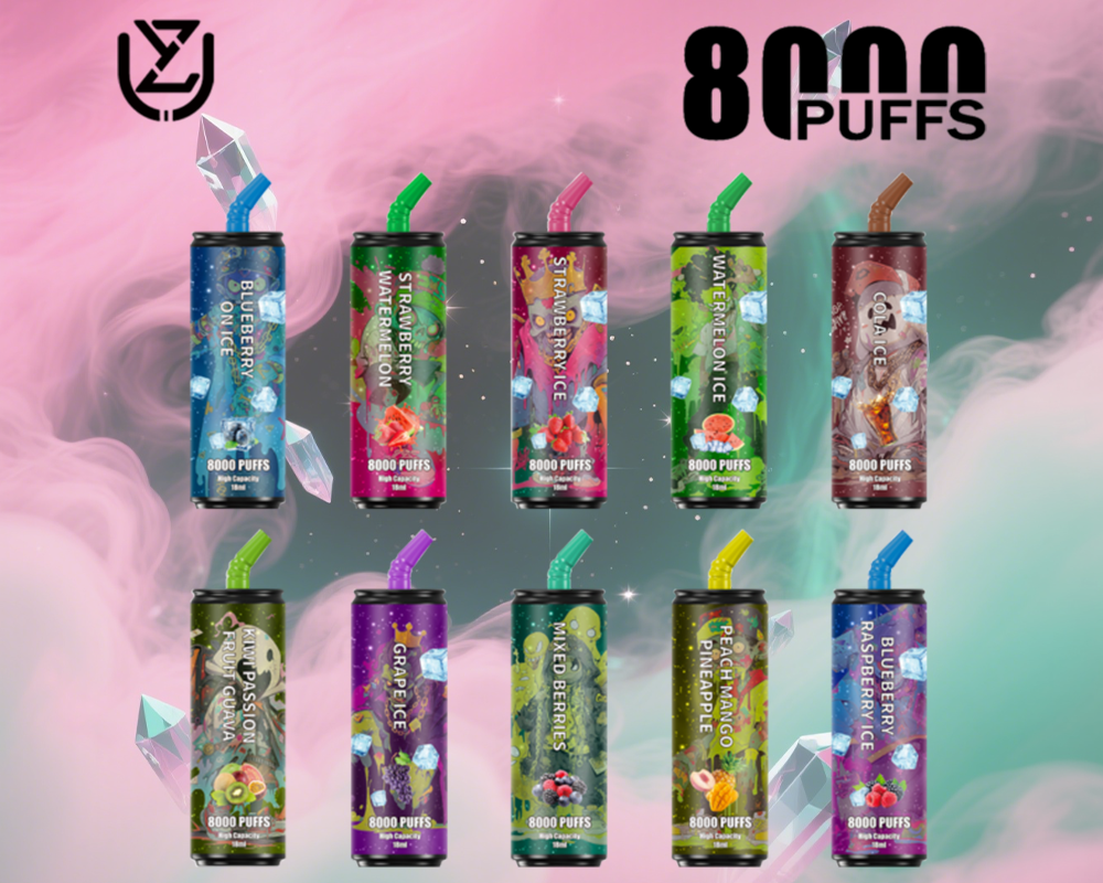 UZY Bar 8000 Puffs Disposable Vape Flavors