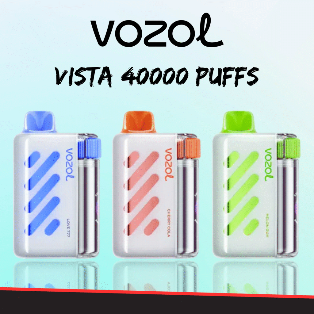 Vozol Vista 40K Puffs Verstelbare luchtstroom Wegwerpvape