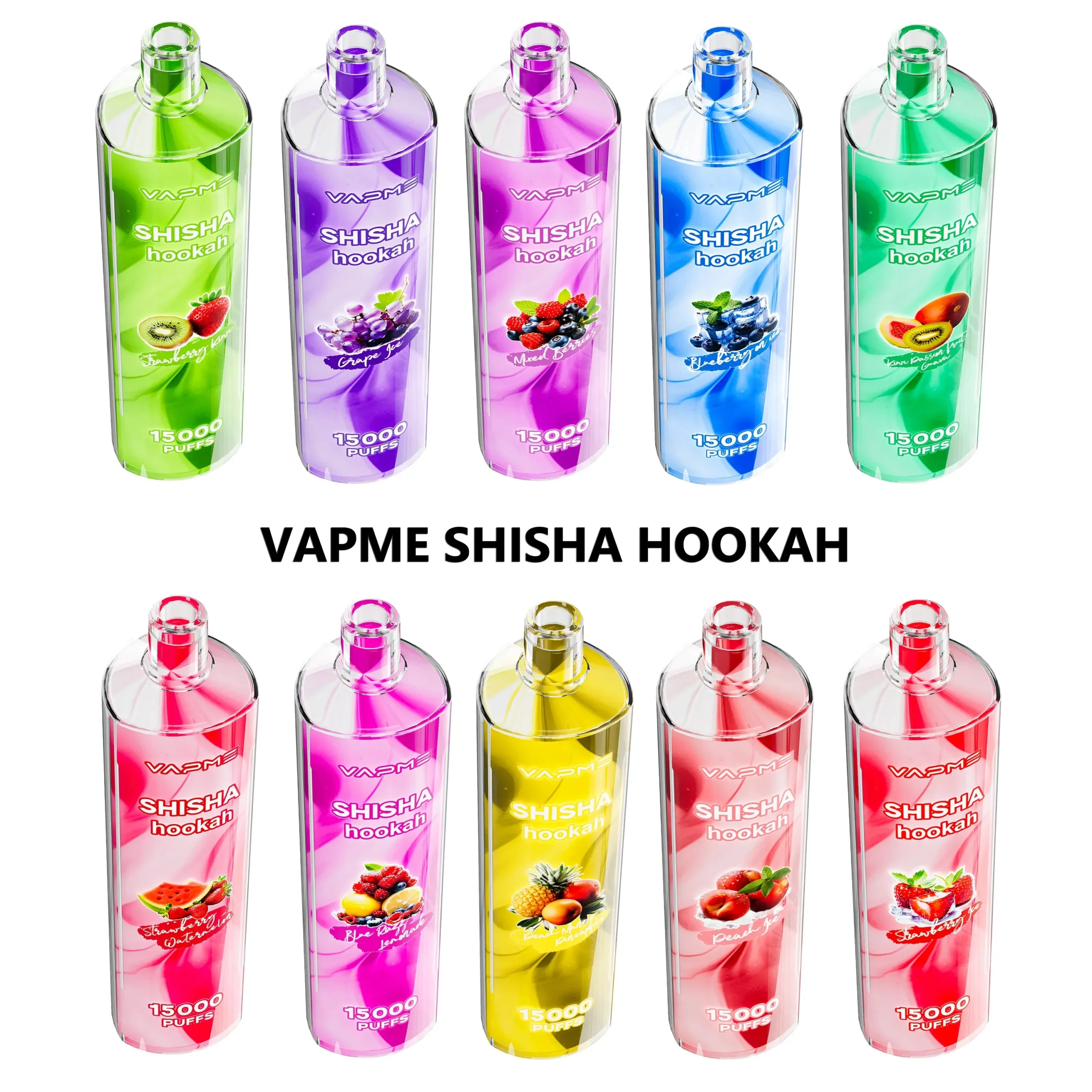 VAPME Shisha Hookah 15000 Puffs Disposable Vape Flavors