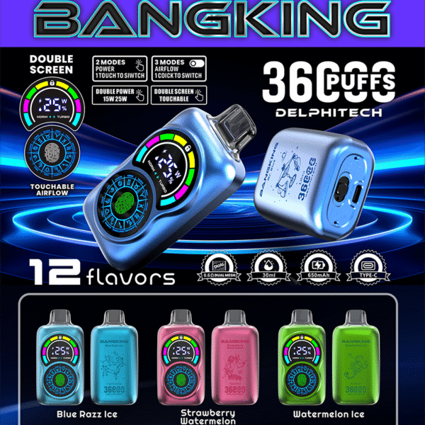 Bang King Constellation 36K Puffs Double Power Disposable Vape 36ml 0-5% Nicotine