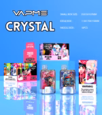 Vapme Crystal 20000 パフ 2 1 フレーバー 使い捨て Vape 20ml 2% ニコチン タイプ C 再充電