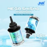 JNR Mega Shisha Hookah 100K Puffy jednorazowe vape 60ml 2% 5% nikotyny inteligentny ekran