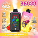 Bang 36K Puffs Adjustable Ice Smart Full Screen Disposable Vape 36ml 0-5% Nicotine - Image 3