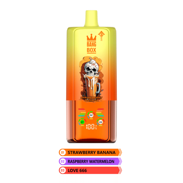 Bang Box 80000 Puffs Triple Sabores Vape Desechable 60ml 0-5% Nicotina