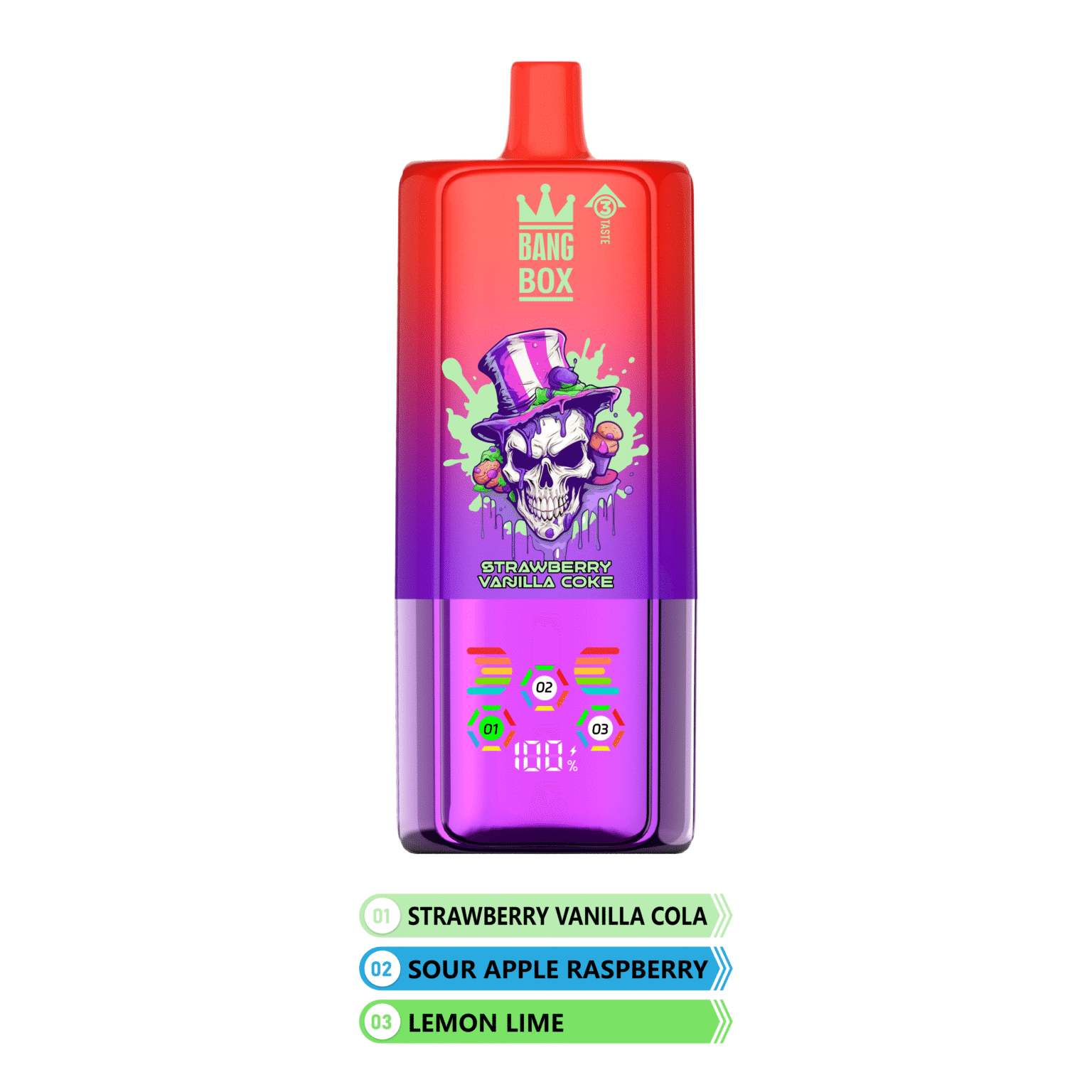 Bang Box 80000 Puffs Triple Flavors Disposable Vape 60ml 0-5% Nicotine - Imagen 4