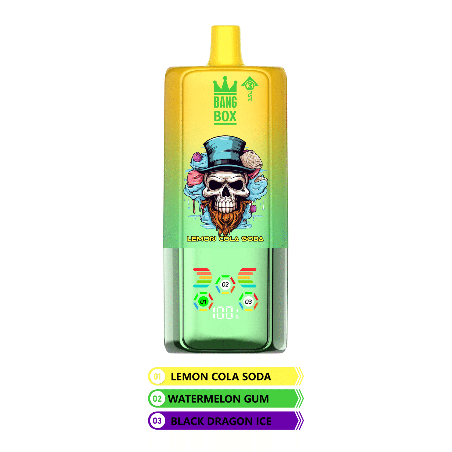 Bang Box 80000 Puffs Triple Flavors Disposable Vape 60ml 0-5% Nicotine - Imagen 3