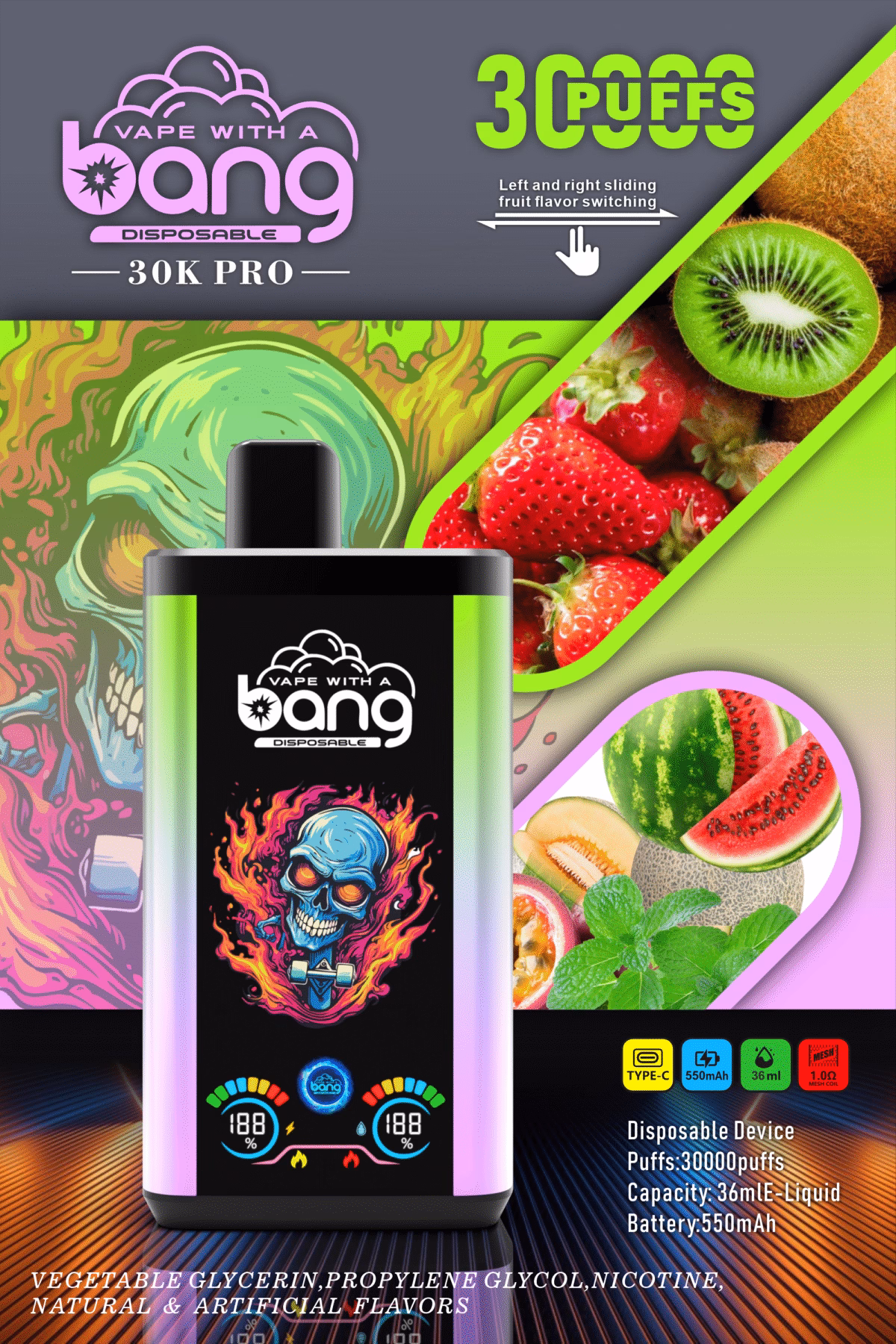 Bang 30K Pro 30000 Puffs Disposable Vape