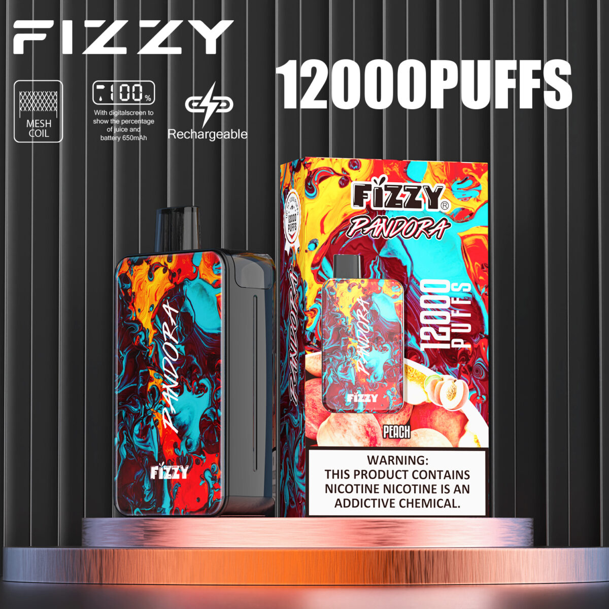 FIZZY Pandora 12000 Puffs Vape