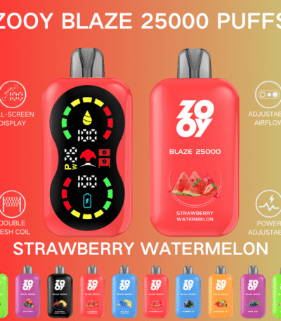 ZOOY BLAZE 25000 Puffs Disposable Vape 2% 3% 5% Nicotine Adjustable Airflow