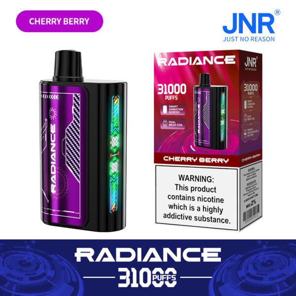 JNR Radiance 31000 Puffs Disposable Vape Cherry-Berry