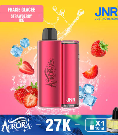 JNR AURORA 27000 Puffs Strawberry-lce
