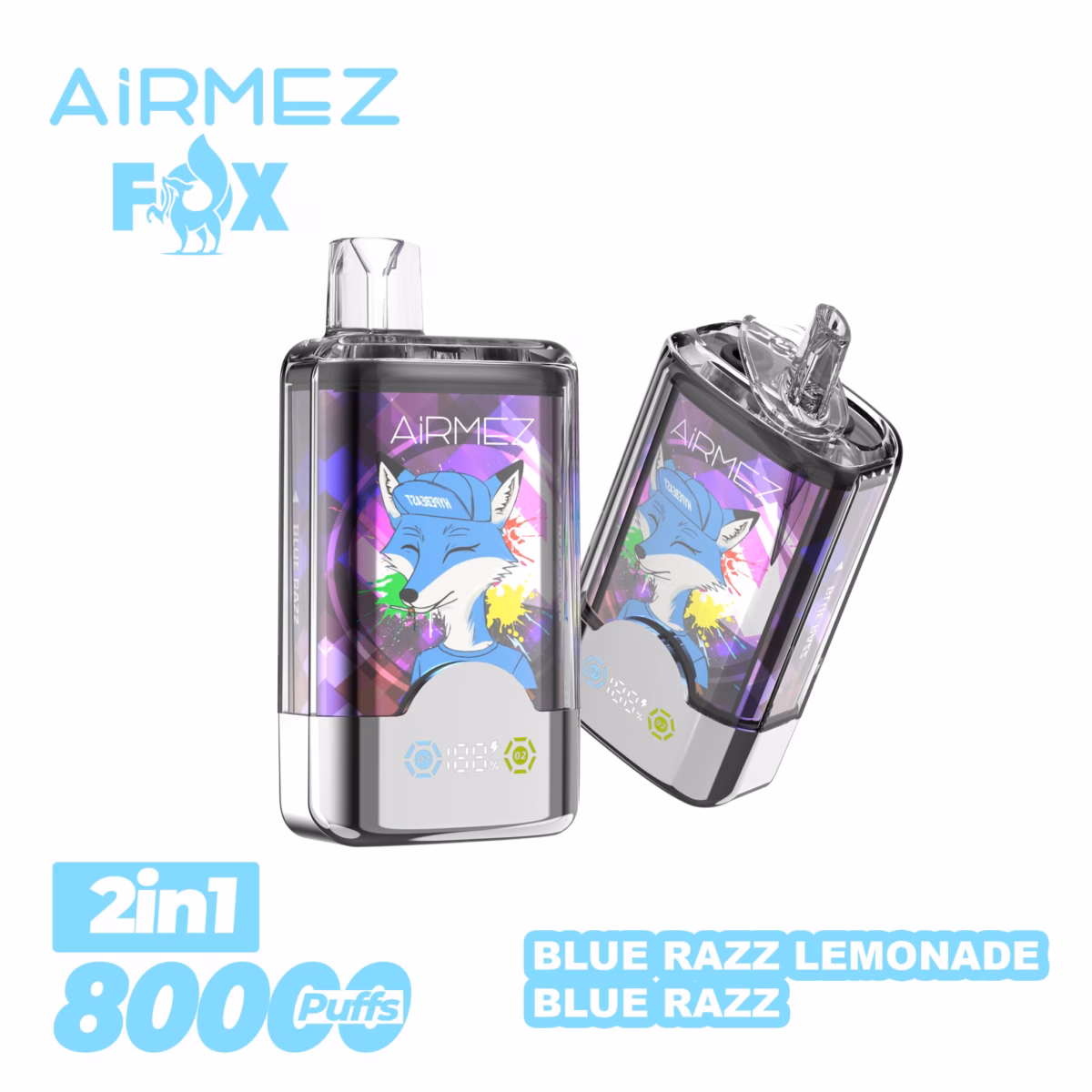 vapeenjoy airmez 2-in-1 80000 puffs Disposable vape blue-razz-lemonade-blue-razz