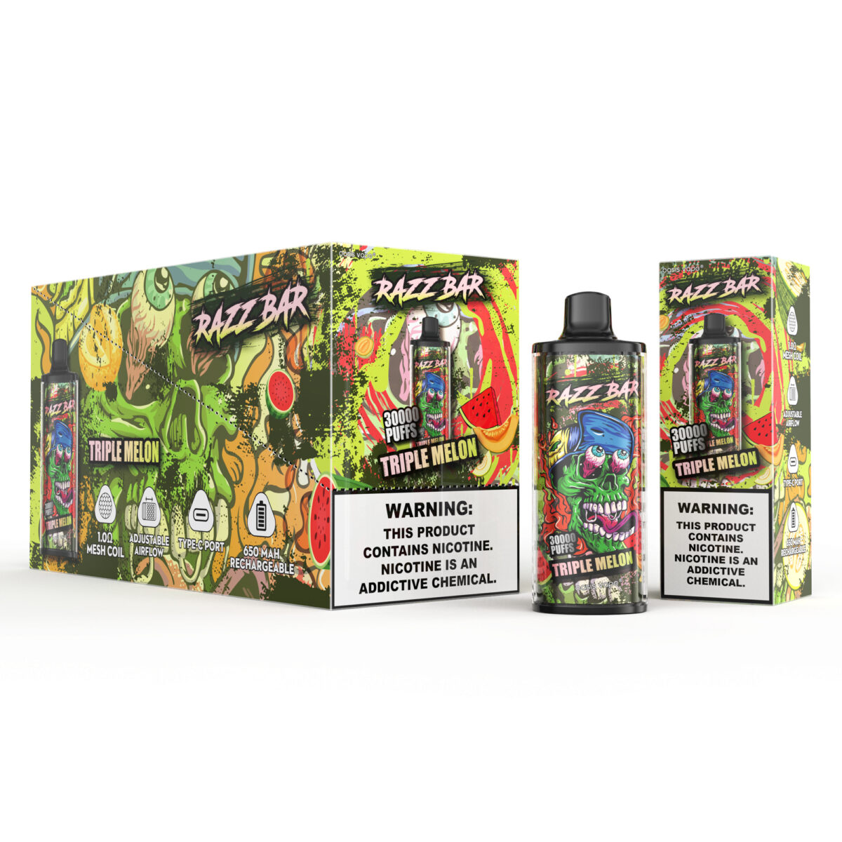 Razz Bar 30000 Puffs Disposable Vape Package